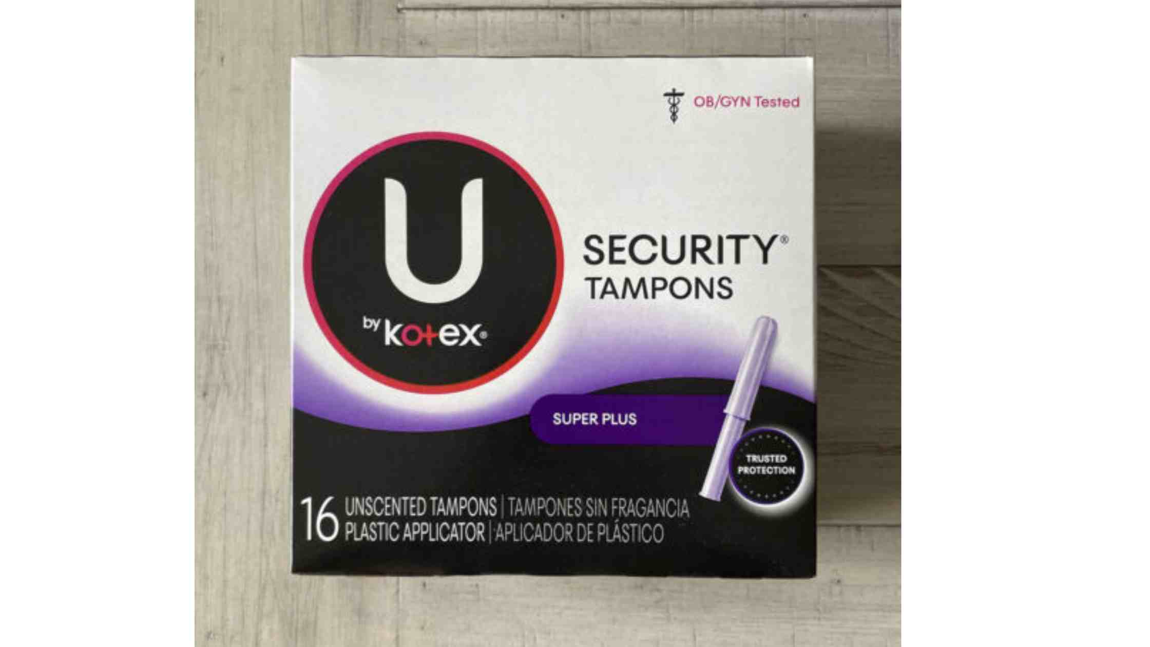 Kotex Tampons discontinued