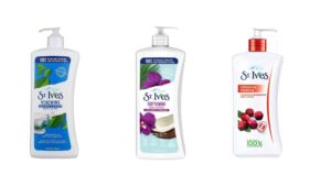 ST Ives lotion discontinued
