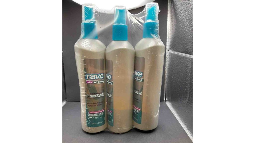 Rave Hairspray discontinued 