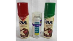 Rave Hairspray discontinued