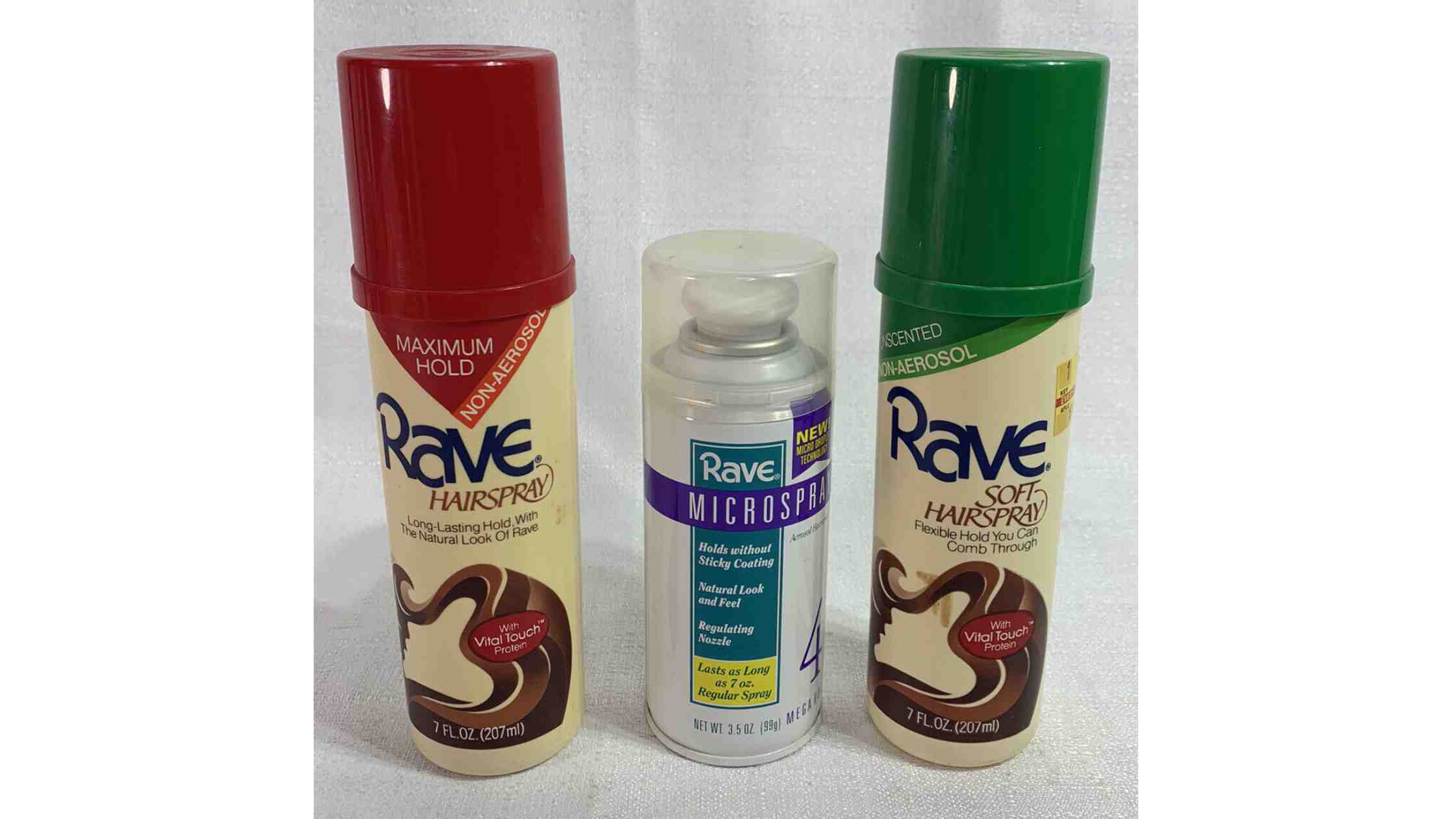 Rave Hairspray discontinued