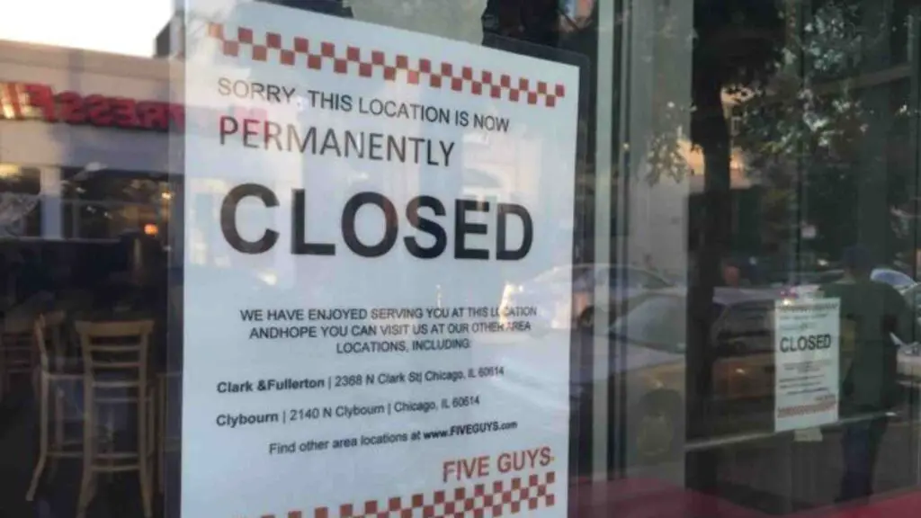 Five Guys Closing Stores