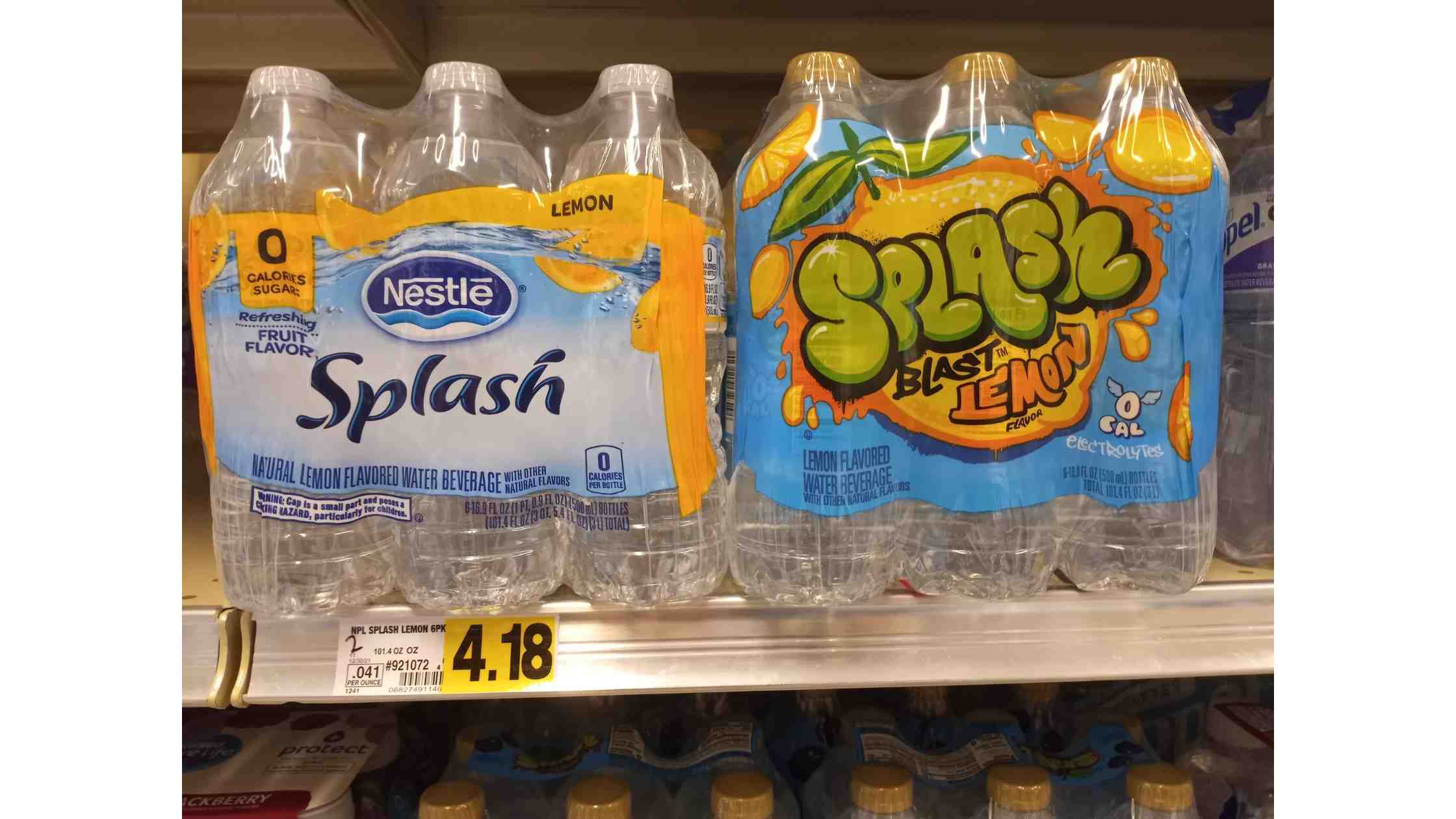 is nestle splash water discontinued