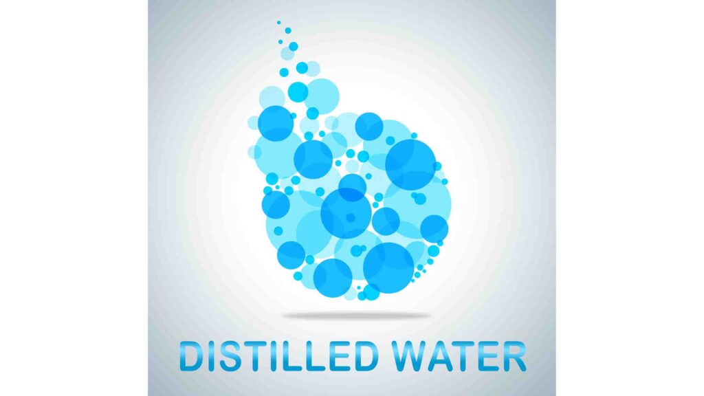 distilled water shortage