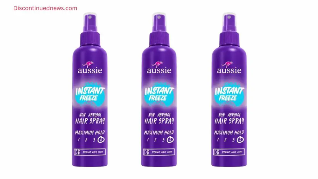 Aussie Instant Freeze Hairspray Discontinued