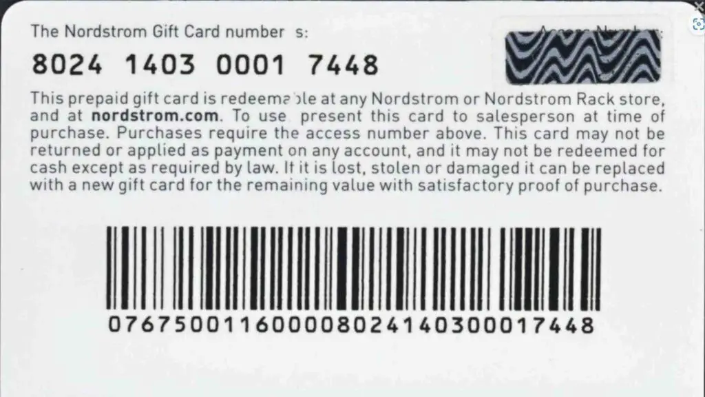 Do Nordstrom gift cards expire