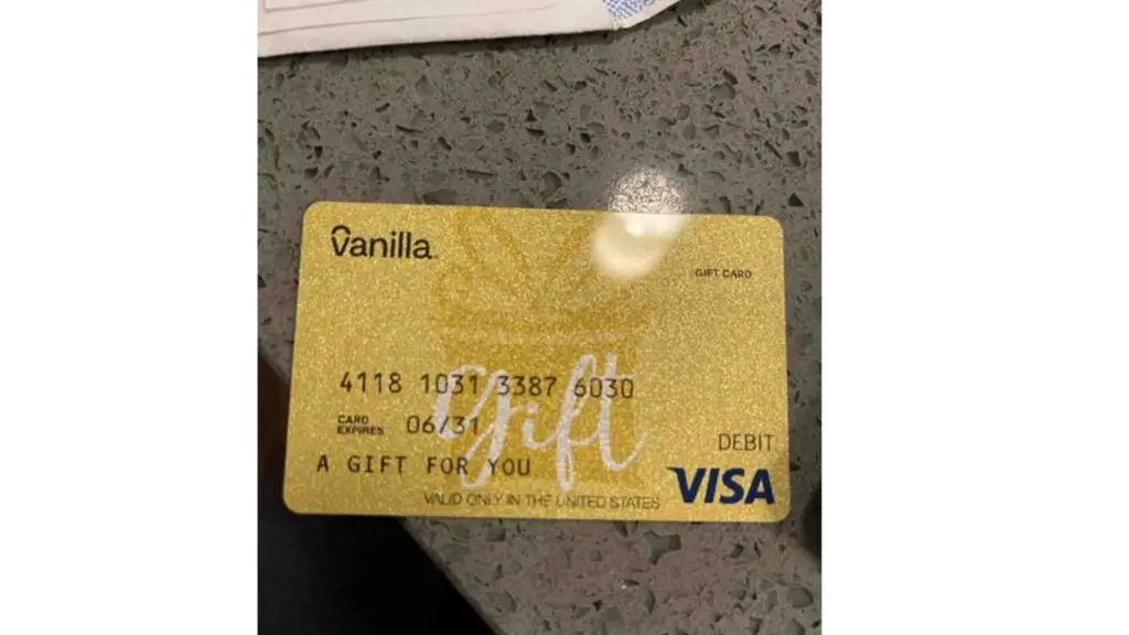 Can you use Vanilla gift cards online